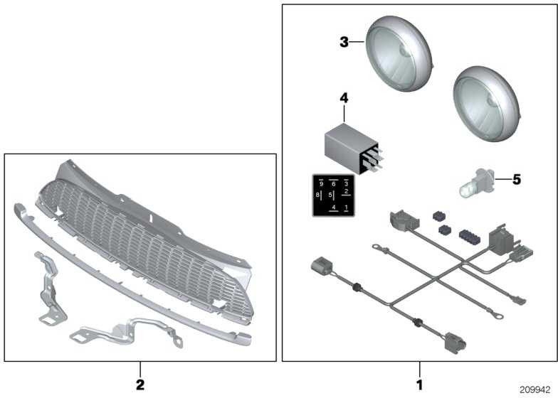 BMW本物のリモートライトChrome Mini（63120417670）| 63120417670