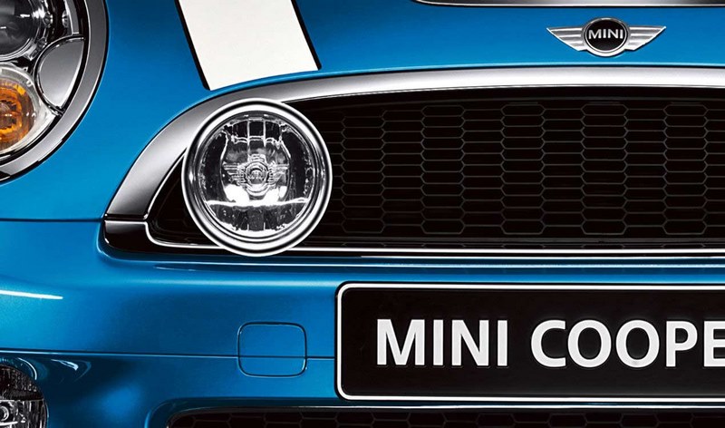 BMW本物のミニホルダーと追加のヘッドライト用の装飾グリルR55 R56 R57 R58 R59 | 63132211049