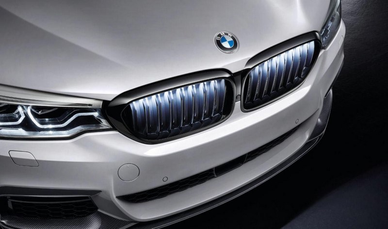 BMW純正Mパフォーマンスfrontziergitter象徴的なグローリンク5er g30 g31 | 63175A0E2B1