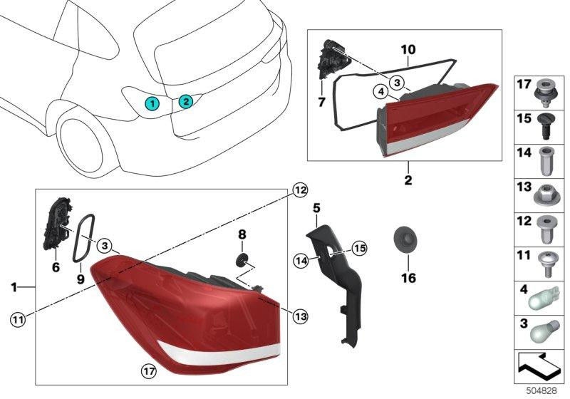 BMW右側の本物の開口水チャネル（63217478290）| 63217478290