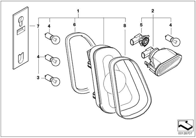 BMW純正フォグランプミニ（63247166015）| 63247166015