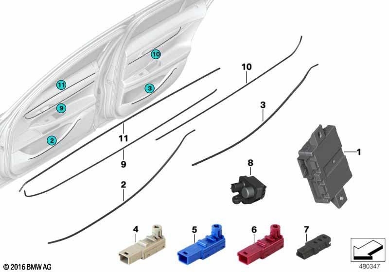 BMW純正コントロールユニットインテリアライト（63316992686）| 63316992686