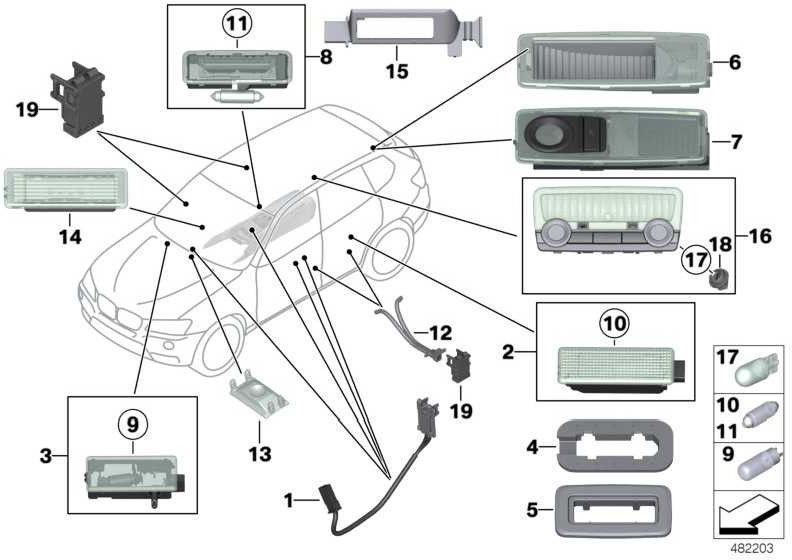 BMW本物のLEDモジュール（63319295987）| 63319295987