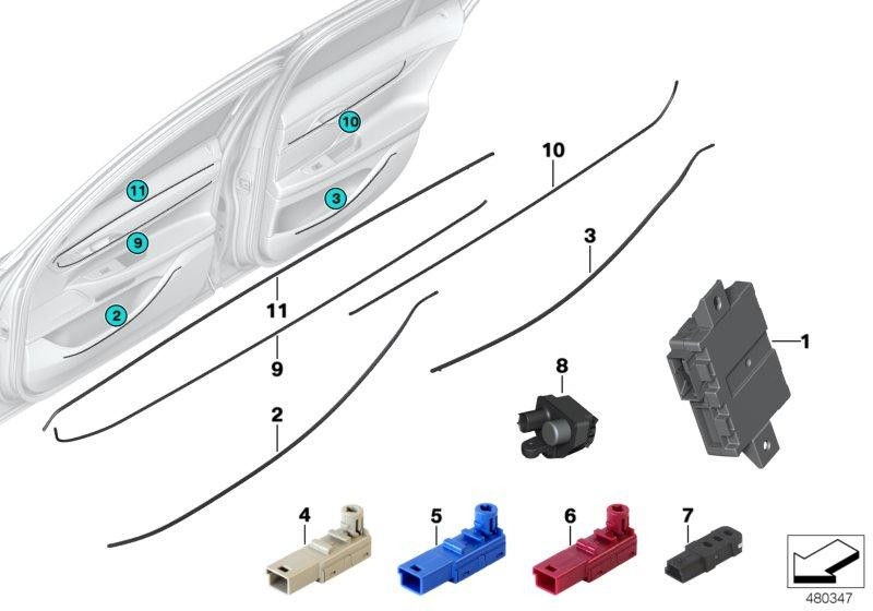 BMW本物のLEDモジュールグレー（63319891269）| 63319891269