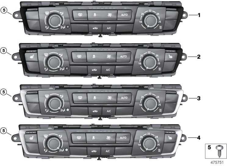 BMW本物のコントロールユニット気候自動ベース3シリーズ（64119287342）| 64119287342