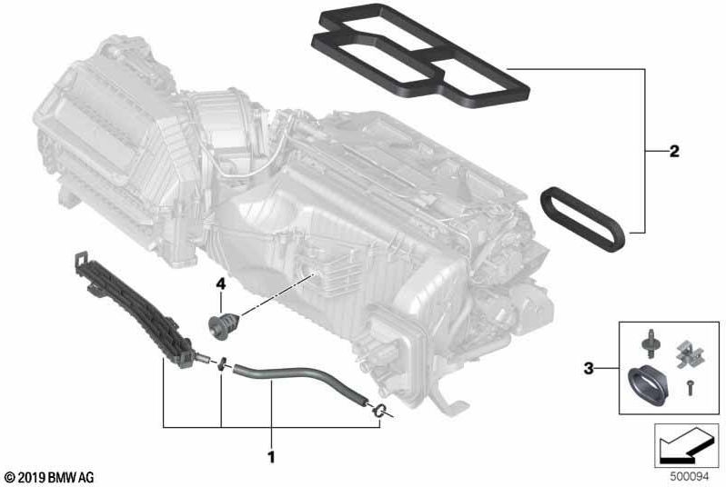 BMW本物の蓋マイクロフィルター（64119382882）| 64119382882