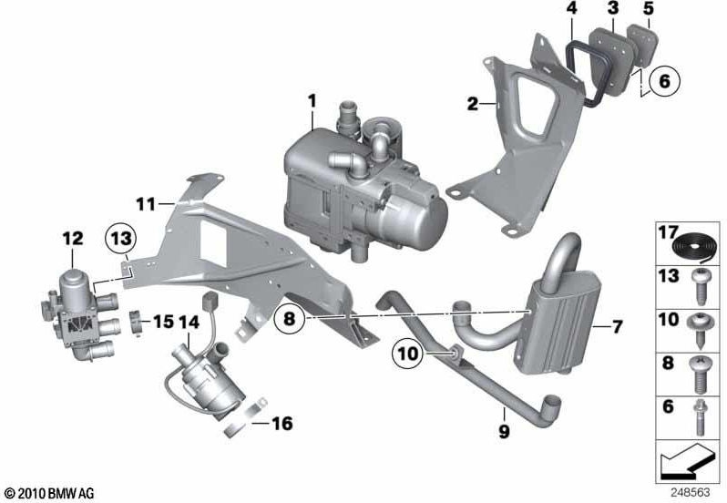 BMW本物のスイッチングバルブ（64119890553）| 64119890553