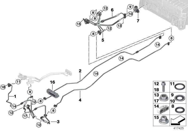 BMW本物の電気拡張Valvor（64509313231）| 64509313231