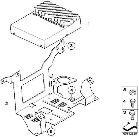 BMW純正増幅器HIFIシステム（65122622677）| 65122622677