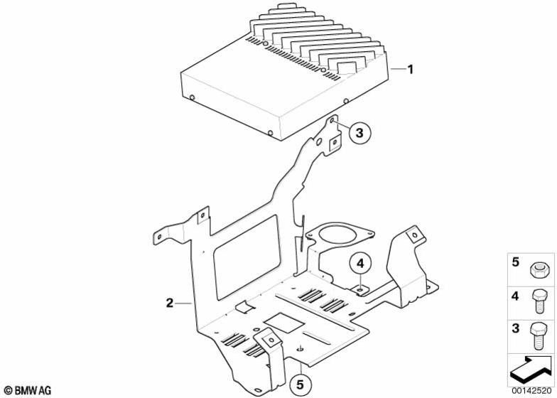 BMW純正増幅器HIFIシステム（65122622679）| 65122622679