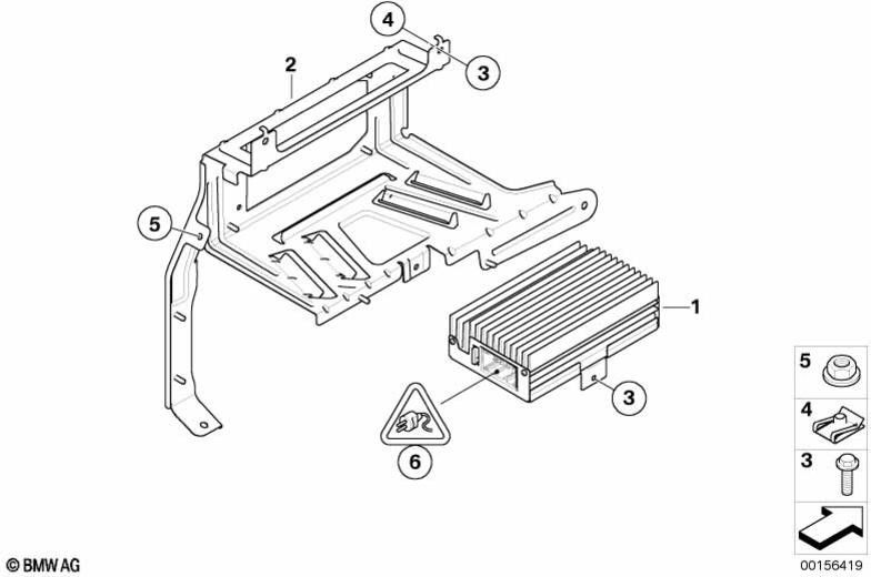 BMW本物の増幅器HIFIシステム（65122622681）| 65122622681