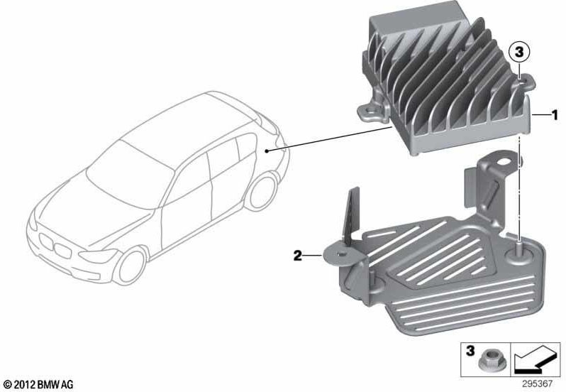 BMW純正コントロールユニットアクティブサウンドデザイン（65126838829）| 65126838829