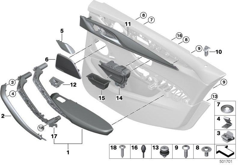 BMW本物の絞りスピーカーHochton右（65139350986）| 65139350986