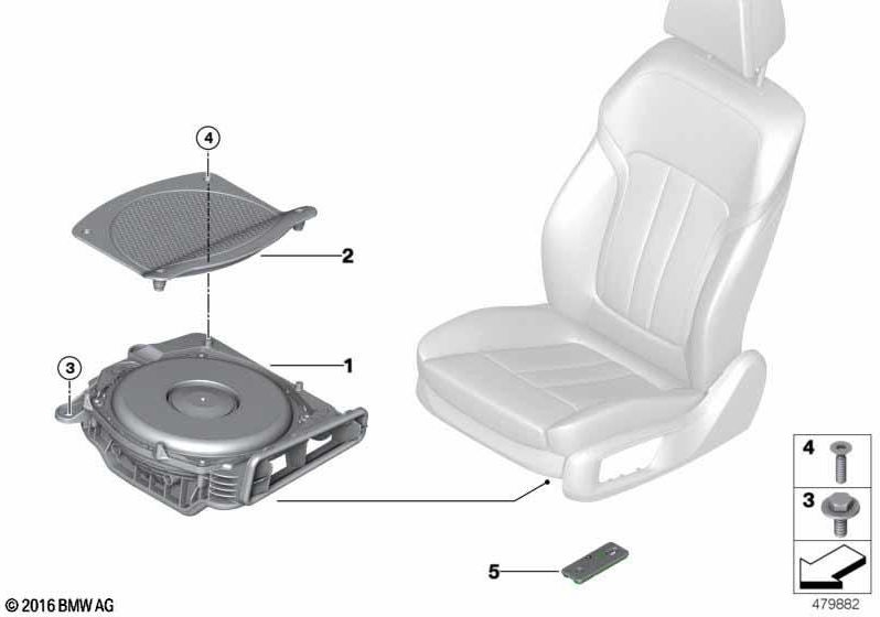 BMW本物のブレンドセントラルベース（65139355524）| 6513935524