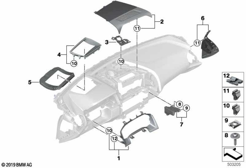 BMW本物のブレンドセンタースピーカーBandW（65139867047）| 65139867047