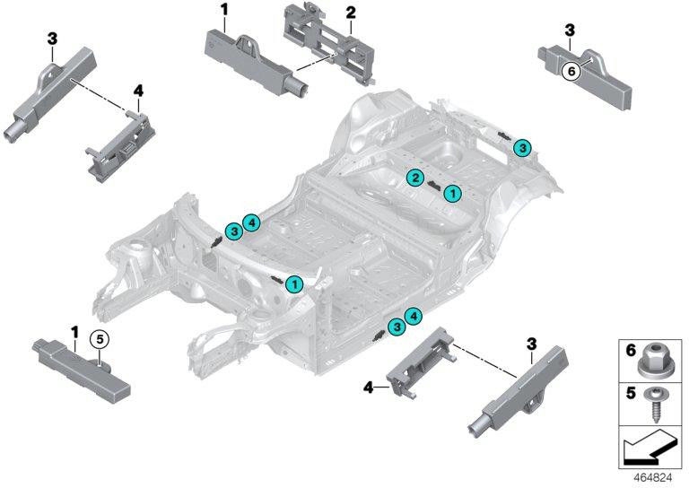 BMW純正ホルダーアンテナトランク（65208786563）| 65208786563