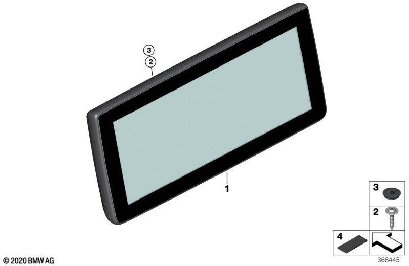BMW本物の中央情報表示10.25 "（65506842991）| 65506842991