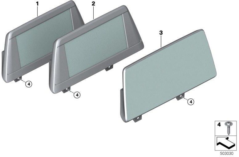 BMW本物の中央情報表示10.25 "（65508715335）| 65508715335