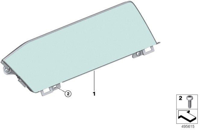 BMW本物の中央情報表示8.8 "LHD（65508720752）| 65508720752