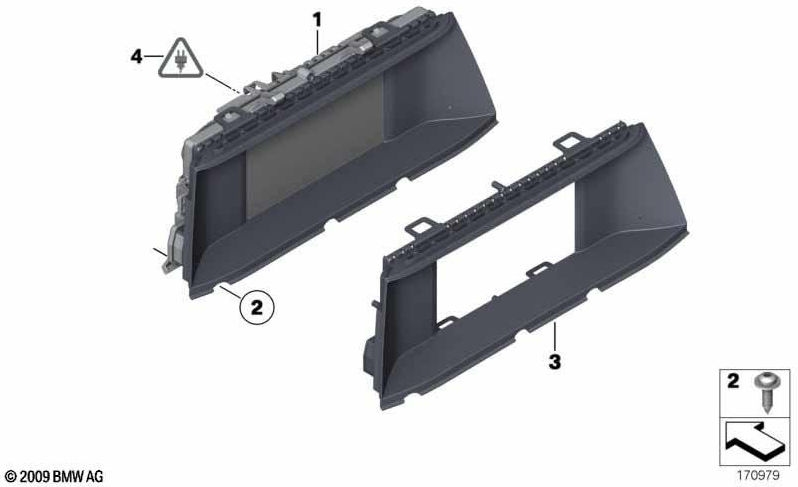 BMW本物の中央情報表示10.25 "（65509321016）| 65509321016