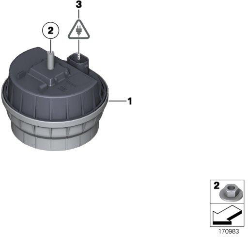 BMW Tinlination Providerを備えた本物の緊急電源サイレン（65759493759）| 65759493759