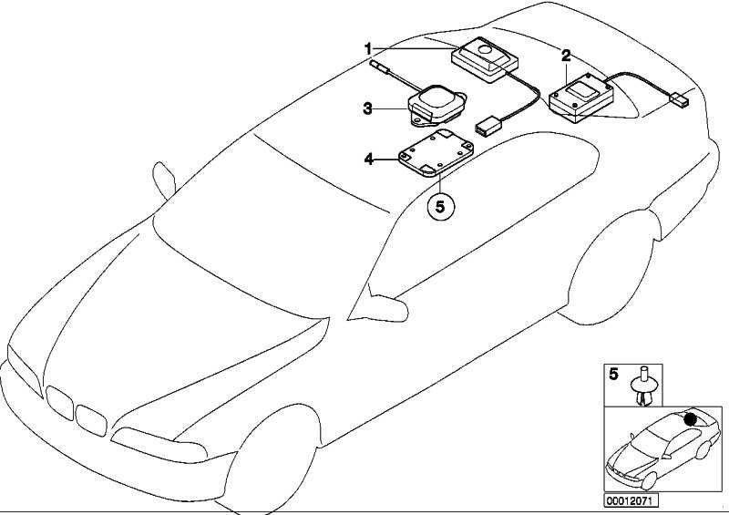 BMW本物のGPSアンテナ7シリーズ3シリーズK589（65908375944）| 65908375944