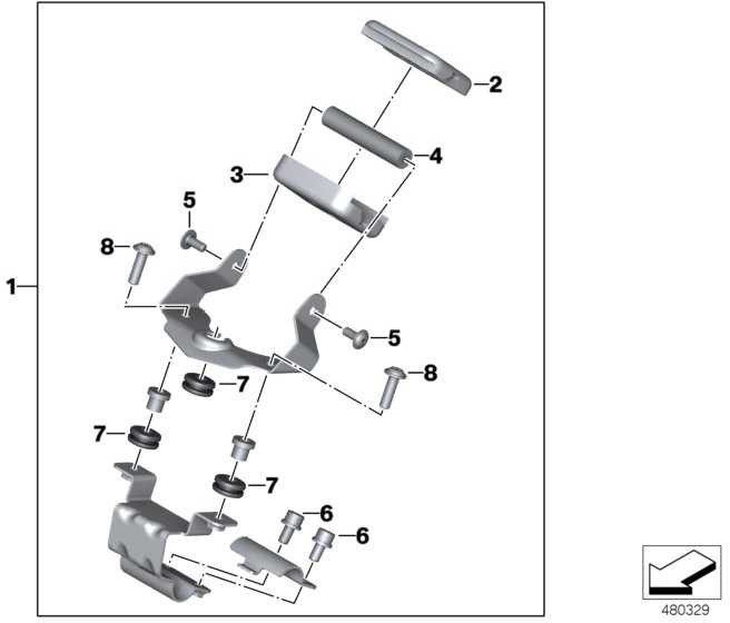 BMW本物のカウンターパートKlemmStückK17K18K19（65908563858）| 65908563858