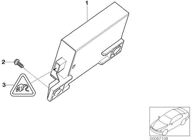 BMW本物のコントロールユニット無線リモートアクティビティ315MHz（66106923269）| 66106923269