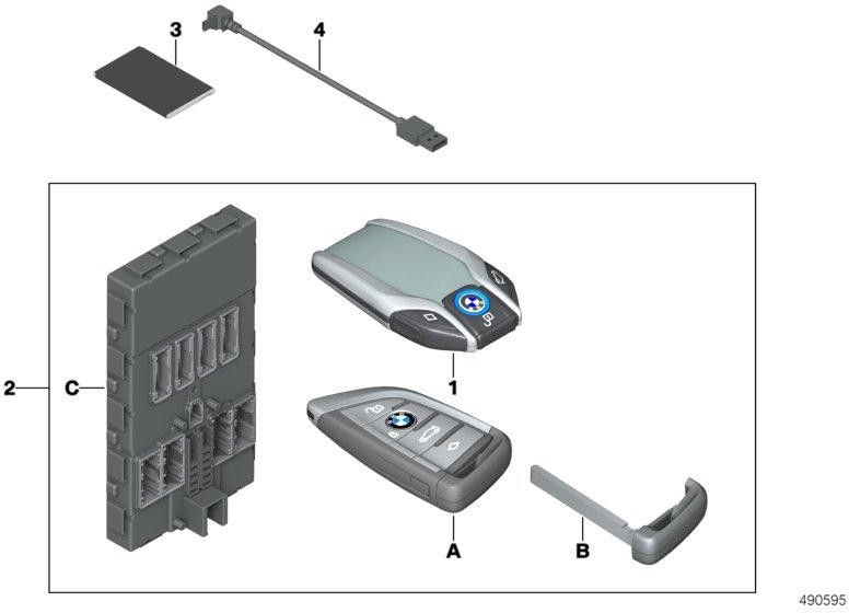 BMW本物のバッテリーパック3.7 V（66129442977）| 66129442977