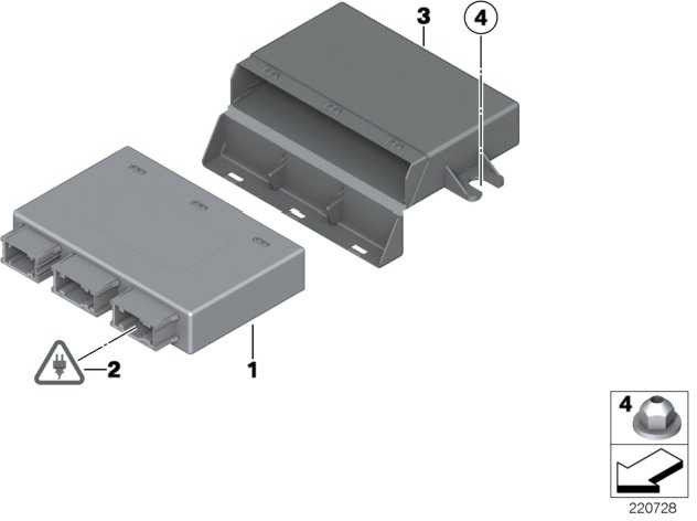 BMW純正コントロールユニットPDC MINI（66209252640）| 66209252640