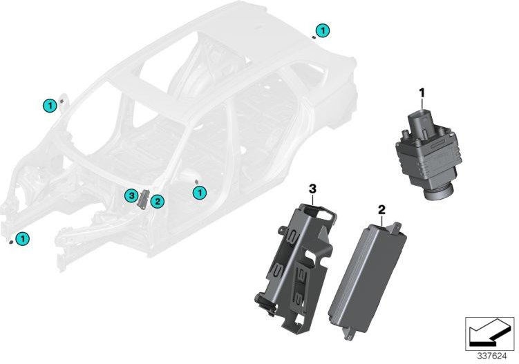 BMW純正サラウンドビューカメラ（66539213990）| 66539213990