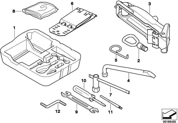 BMW Mobility Set Mini（71106795816）の本物の強制送還| 71106795816