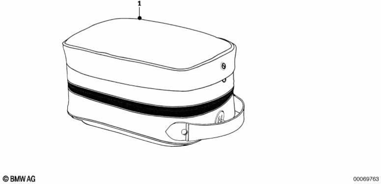 保持プレート付きBMW本物のタンクバッグ（71600009794）| 71600009794