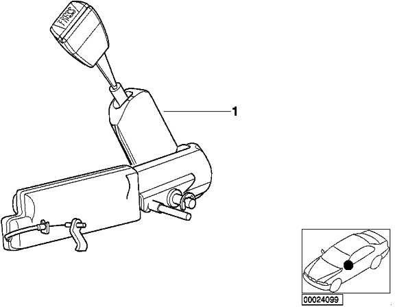 BMW右3シリーズZ3 Z8（72118221014）にベルトトマーを備えた本物のUntergurt 72118221014