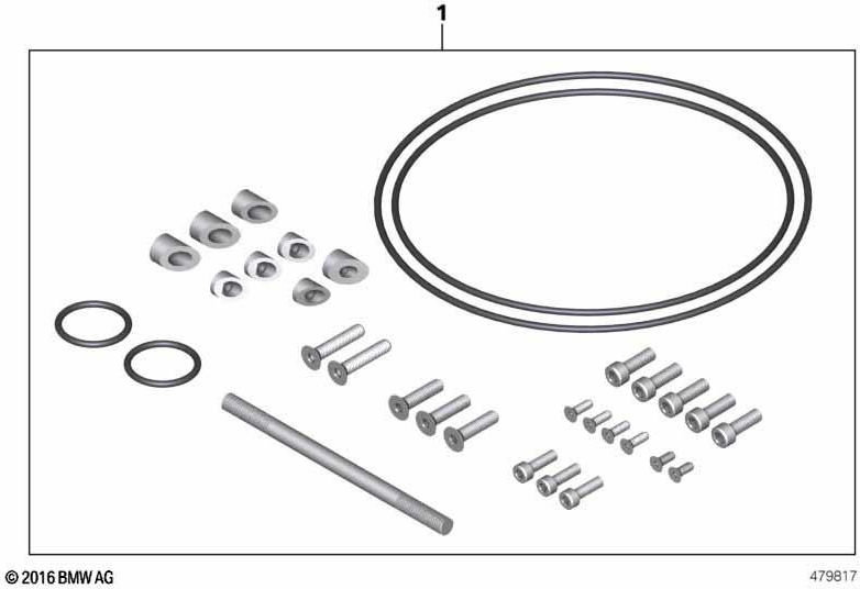 BMW本物のスペアパーツキット機械加工部品（77122449884）| 77122449884