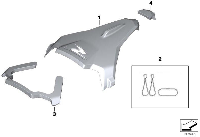 BMW本物のScheuer Protection Front（77349443368）| 77349443368