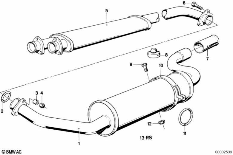 BMW純正アースパイプ血液51 mm（82119413967）| 82119413967