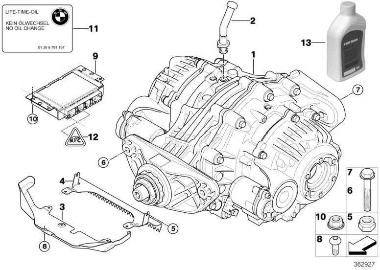 BMW純正リアアクスルギアオイルSAFカーボンMOD 0.5L X5 X6（83120445832）| 8312045832