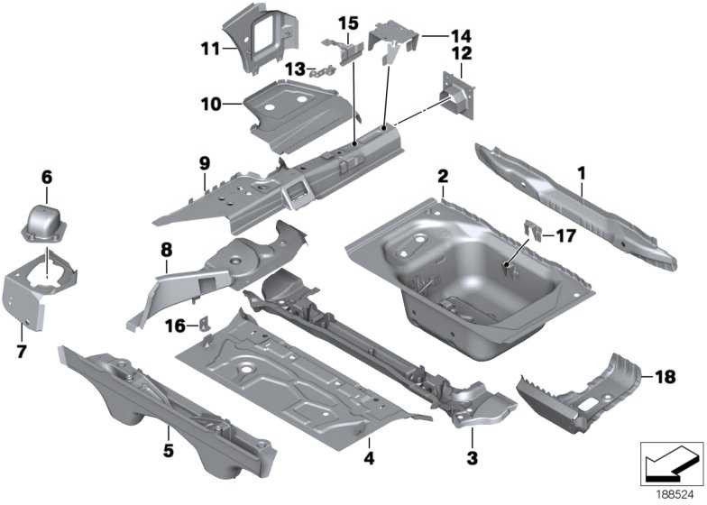 BMW本物のBlindniet N6 150 PC。 1シリーズ4シリーズZ4（83192158655）| 83192158655
