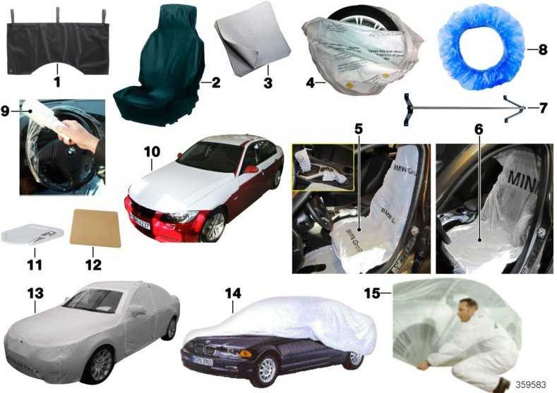 BMW純正ステアリングホイール保護カバー（83192163668）| 83192163668