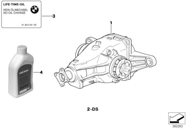 BMW本物の合成OSP 1L 2シリーズX1（83222365987）| 8322365987