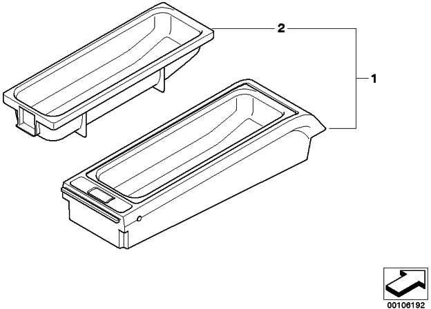 BMW本物のejectbox携帯電話5シリーズX3 X5 Z4（84109168940）| 84109168940