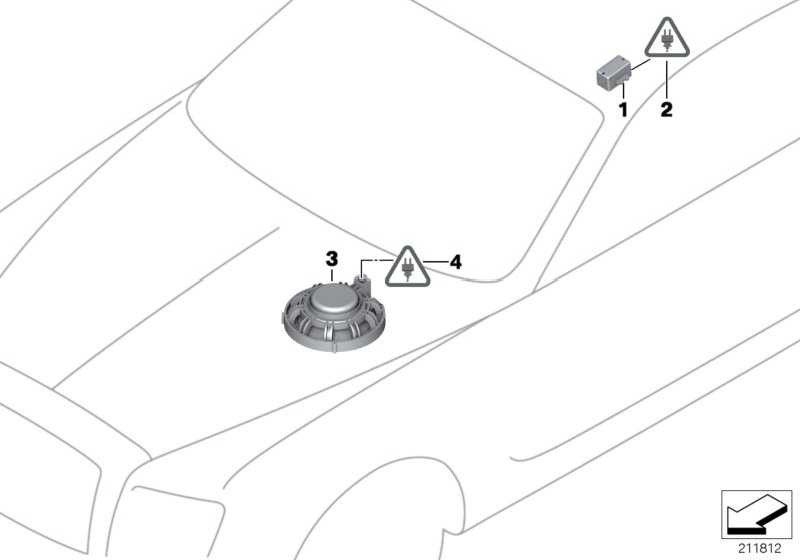 BMW本物のマイクハンド - フリーシステム1シリーズ4シリーズ5シリーズ7シリーズX3 X4 X6 MINI（84109263744）| 84109263744