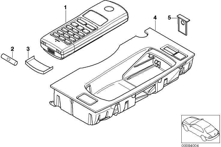 BMW本物のSIMカードホルダーSiemens Bit II 7シリーズ（84116910571）| 84116910571