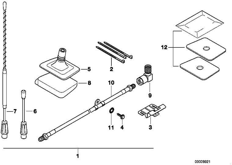 BMW本物のantlaltbox d-netz（84508370551）| 84508370551