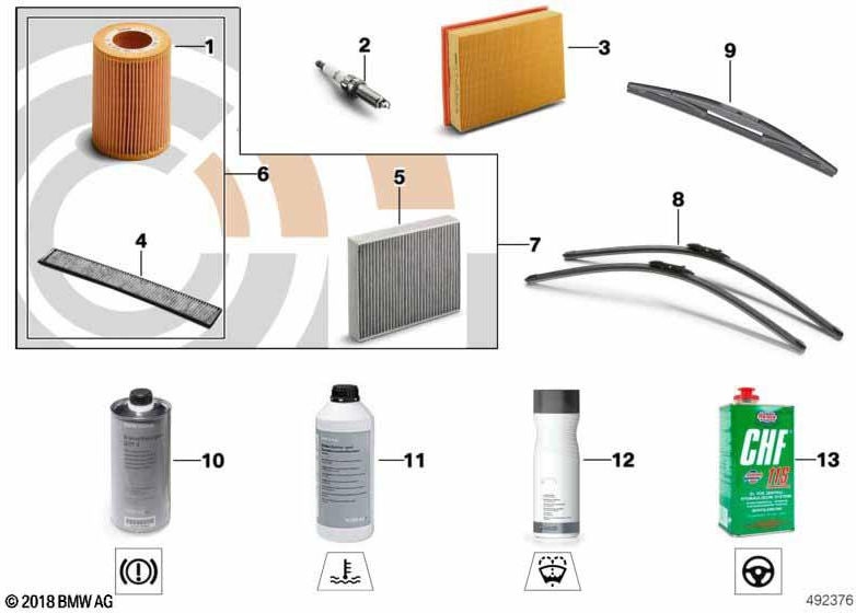 BMW Genoine Inspection Kit I Value Line Value Line（88002413113）| 88002413113