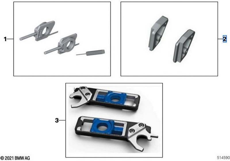 Montagstand Sport用のBMW純正セットアダプター（77259443165）| 77259443165