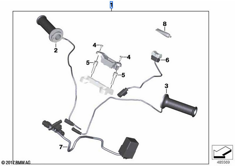 BMW純正レトロフィットセット加熱ハンドルK02 K03 | 77538568742