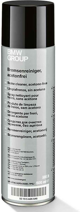 BMW純正オートバイブレーキクリーナー、アセトン - フリー500 ml | 83195A260A6