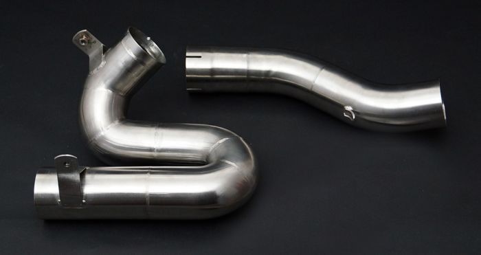 Bodis Replacement-pipe for pre-silencer 60ST, Stainless Steel for MV AGUSTA F3/BRUTALE/RIVALE/STRADALE/RR 675/800 2012-2016 | MF3-004 - Webike Thailand